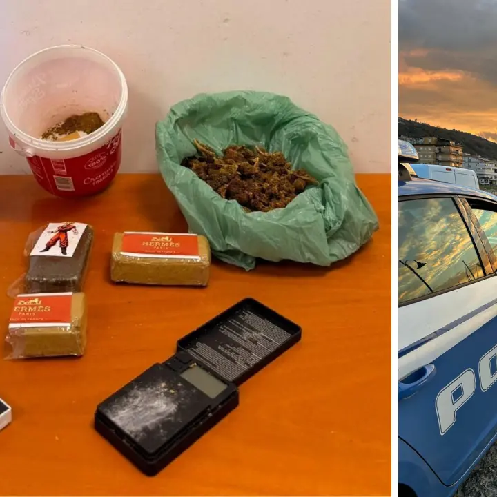 Controlli della polizia tra Vibo Marina e Pizzo, arrestato per droga un sorvegliato speciale: sequestrato mezzo chilo di marijuana e hashish\n