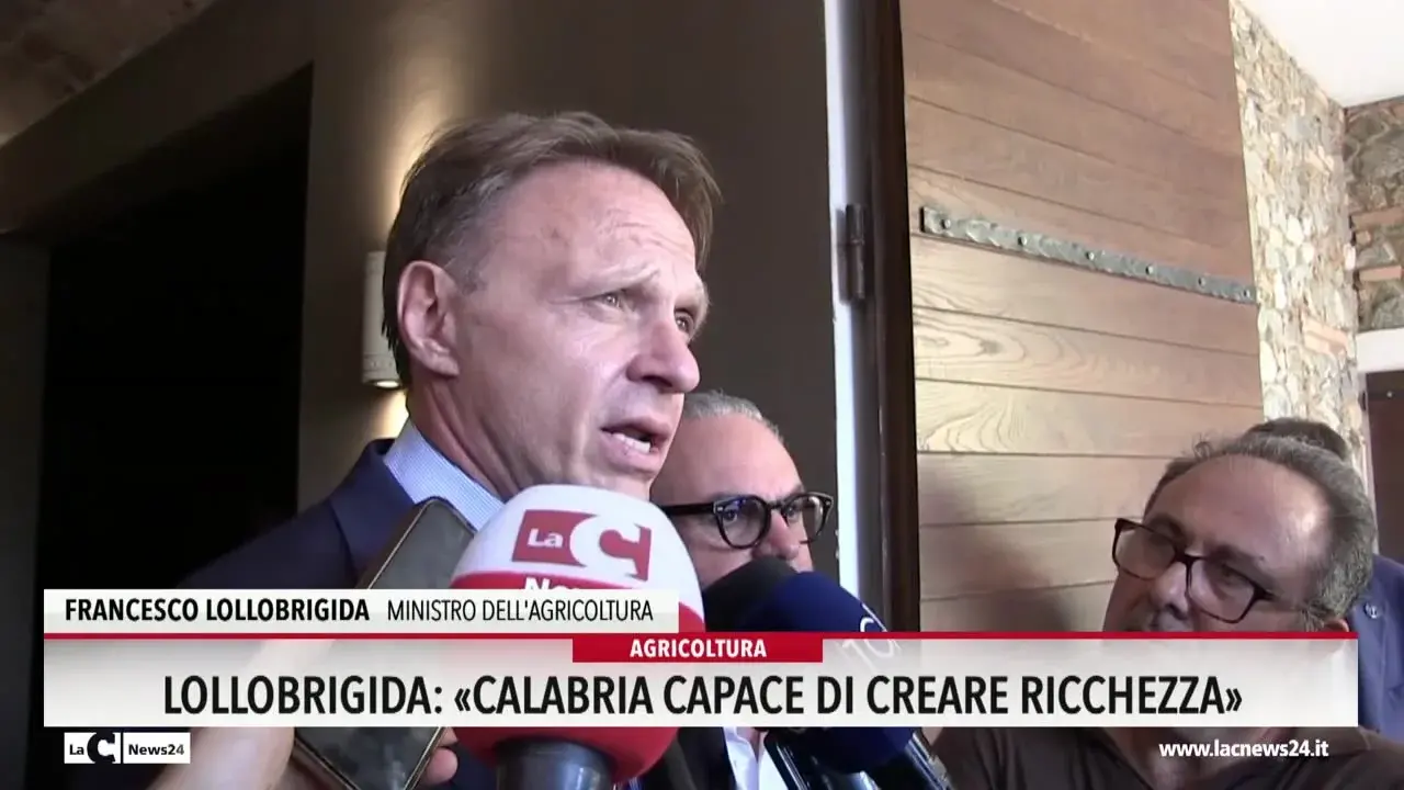 Lollobrigida: Calabria capace di creare ricchezza