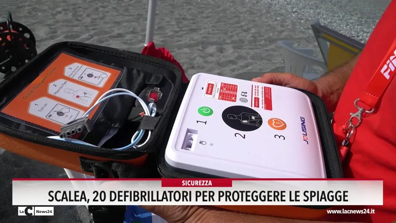 Scalea, 20 defibrillatori per proteggere le spiagge