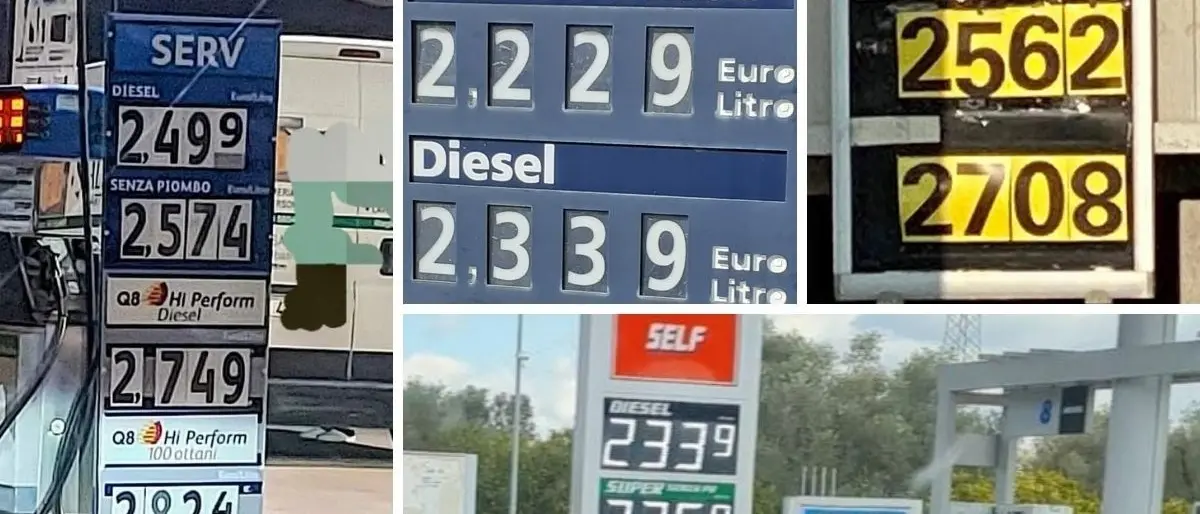 Carburanti fuori controllo, il gasolio vola fino a 2,695 euro al litro: anche la Calabria tra i prezzi record\n