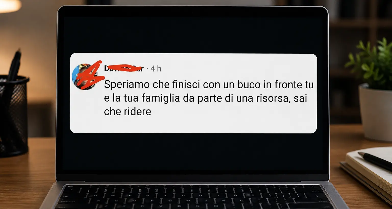 Caso Roggero, la vergogna social contro l’autore satirico di LaC: «Un buco in fronte a te e alla tua famiglia»\n