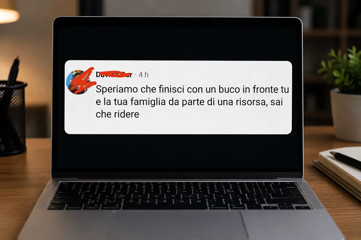 Caso Roggero, la vergogna social contro l’autore satirico di LaC: «Un buco in fronte a te e alla tua famiglia»\n