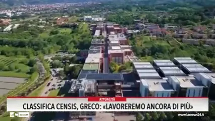 Classifica Censis, Greco: «Lavoreremo ancora di più»