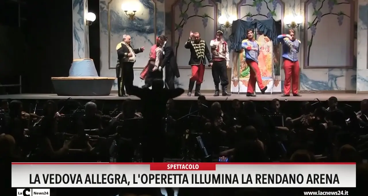La vedova allegra, l'operetta illumina la Rendano Arena