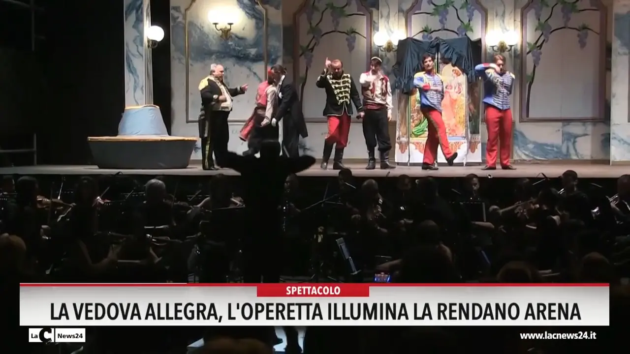 La vedova allegra, l'operetta illumina la Rendano Arena