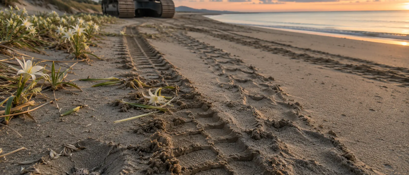 Ancora ruspe sulle spiagge, l’allarme del Wwf Vibo: «Devastante per nidi di tartarughe, fratini e dune»\n