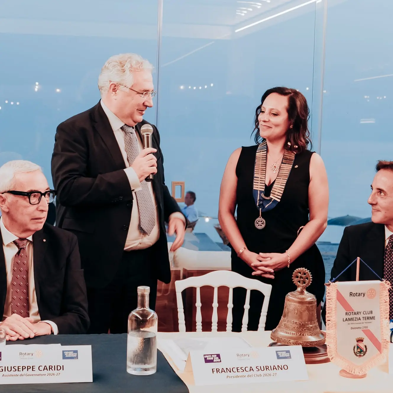 Passaggio della Campagna al Rotary Club di Lamezia Terme: Francesca Suriano è la nuova Presidente\n