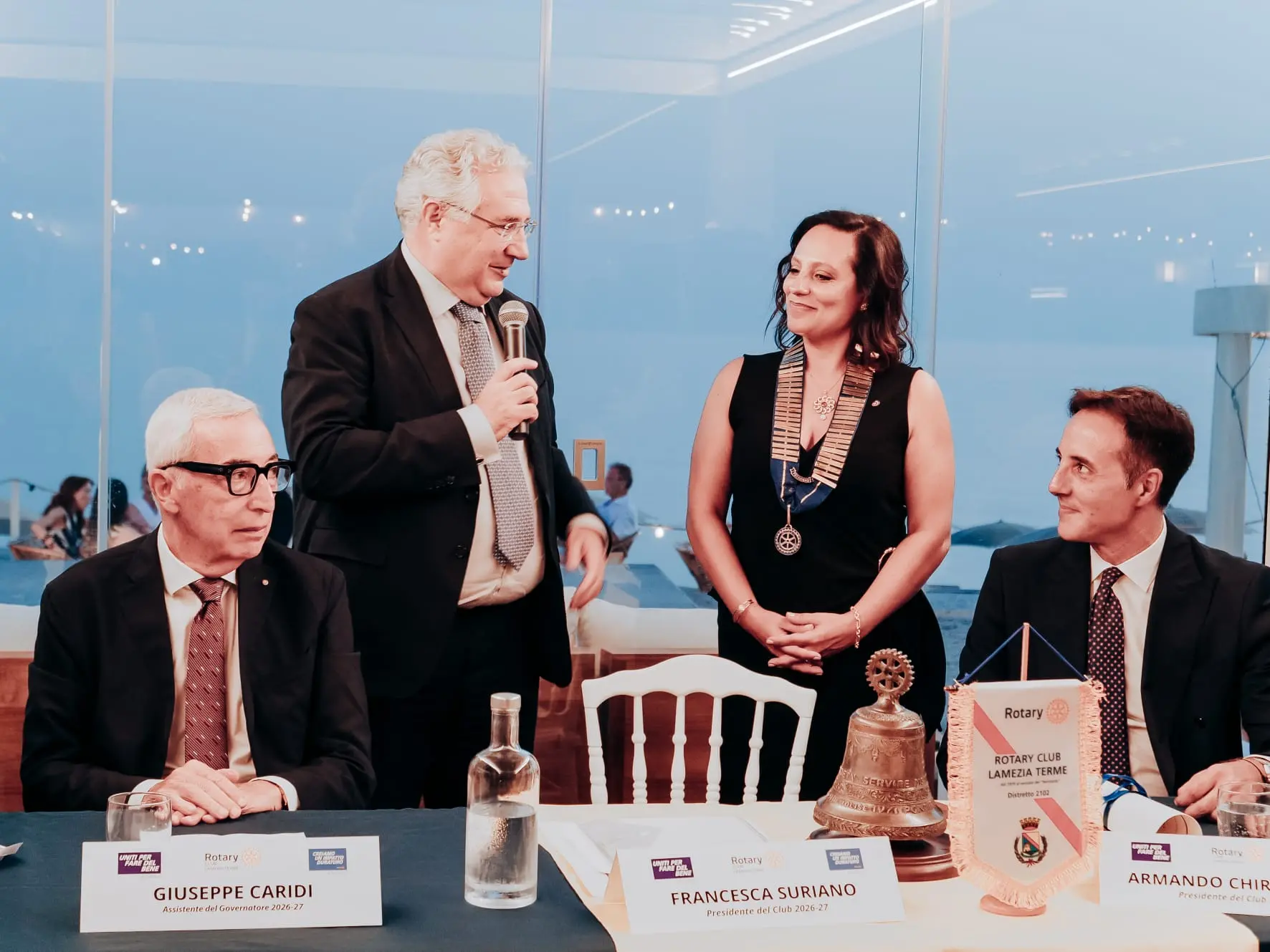 Passaggio della Campagna al Rotary Club di Lamezia Terme: Francesca Suriano è la nuova Presidente\n