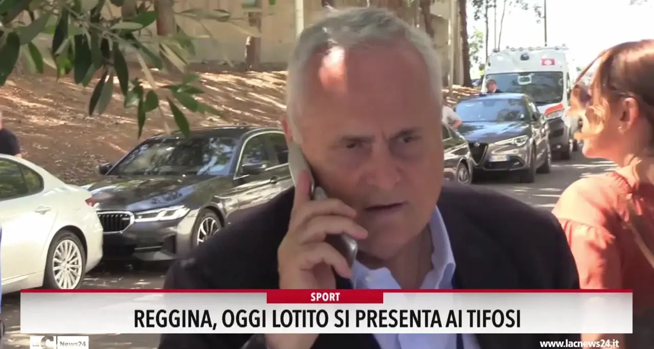 Reggina, oggi Lotito si presenta ai tifosi