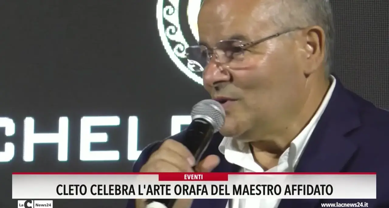 Cleto celebra l'arte orafa del maestro Affidato