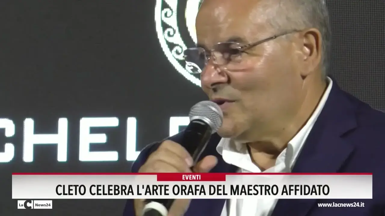 Cleto celebra l'arte orafa del maestro Affidato