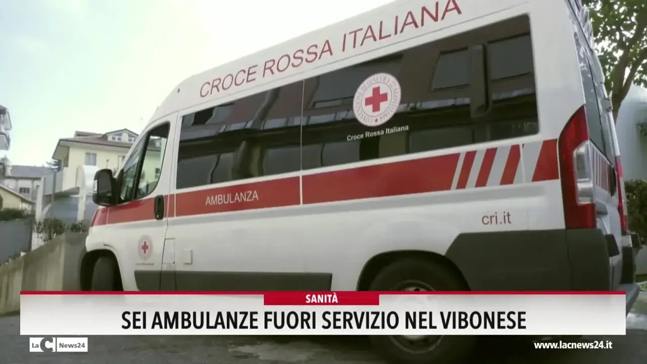 Sei ambulanze fuori servizio nel Vibonese