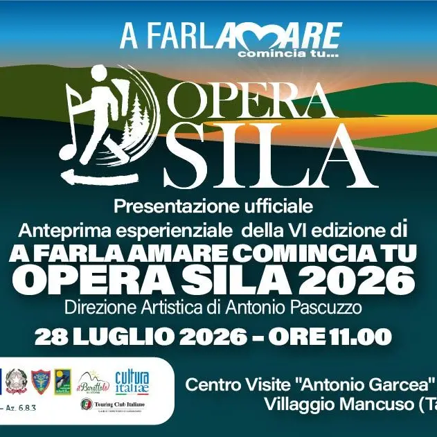 “A Farla Amare Comincia Tu – Opera Sila 2026”: il 28 luglio la presentazione ufficiale e anteprima esperienziale al Centro Visite “Garcea” di Villaggio Mancuso