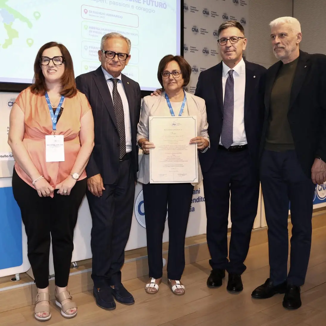 L’azienda catanzarese Vono premiata da CNA tra le imprese più longeve d’Italia