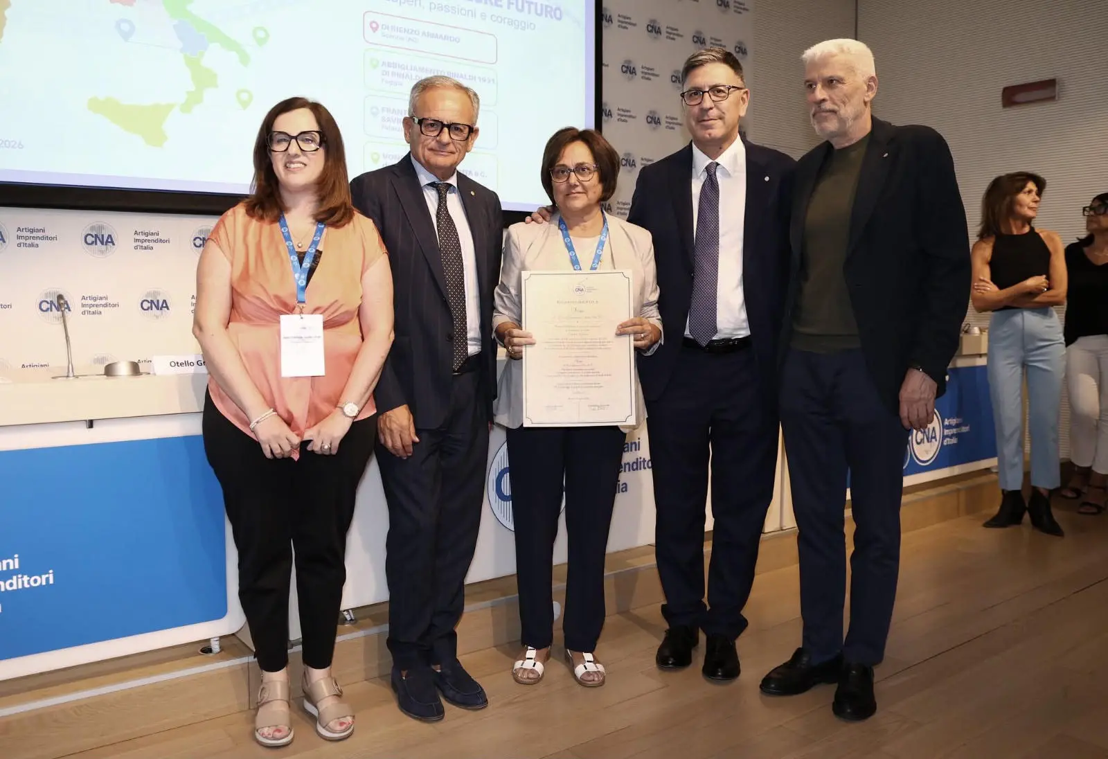 L’azienda catanzarese Vono premiata da CNA tra le imprese più longeve d’Italia