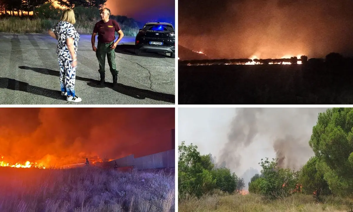Castrovillari circondata dalle fiamme, bruciano centinaia di ettari: attivato il Coc\n