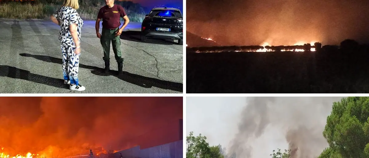 Castrovillari circondata dalle fiamme, bruciano centinaia di ettari: attivato il Coc\n