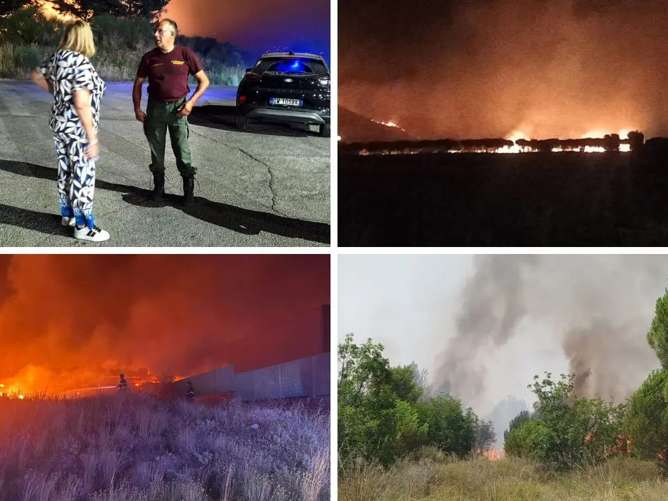 Castrovillari circondata dalle fiamme, bruciano centinaia di ettari: attivato il Coc