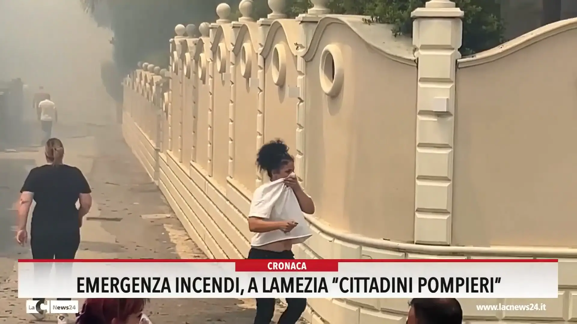 Emergenza incendi, a Lamezia cittadini pompieri