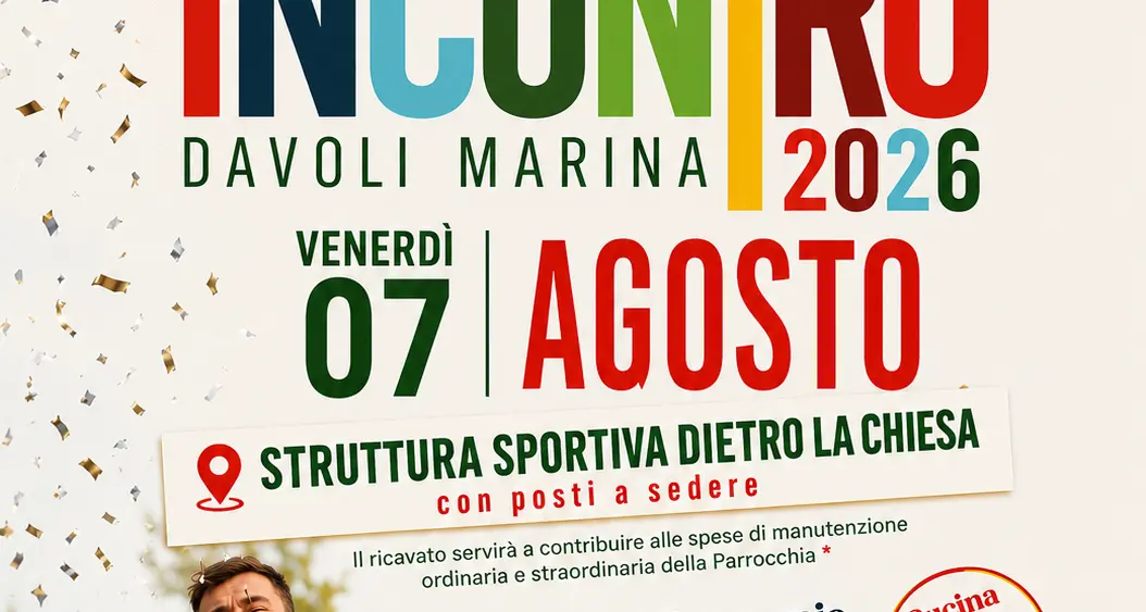 A Davoli tutto pronto per la Festa dell’incontro,\u00A0diventata negli anni un simbolo di amicizia, condivisione e ospitalità\n