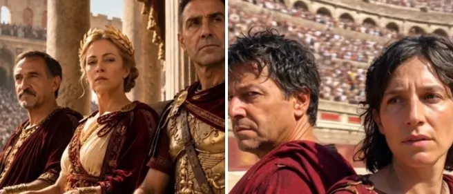 Vannacci fa sbranare Conte e Schlein dai leoni: è bufera sul video AI shock in stile “Gladiatore”\n