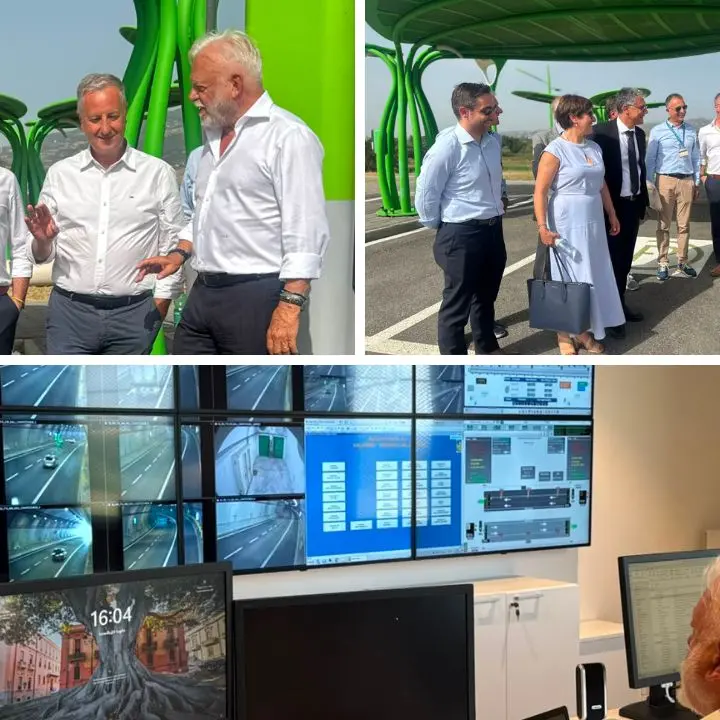 Lattarico, inaugurata la Green Island sull’A2: da agosto ricariche elettriche ad alta potenza\n