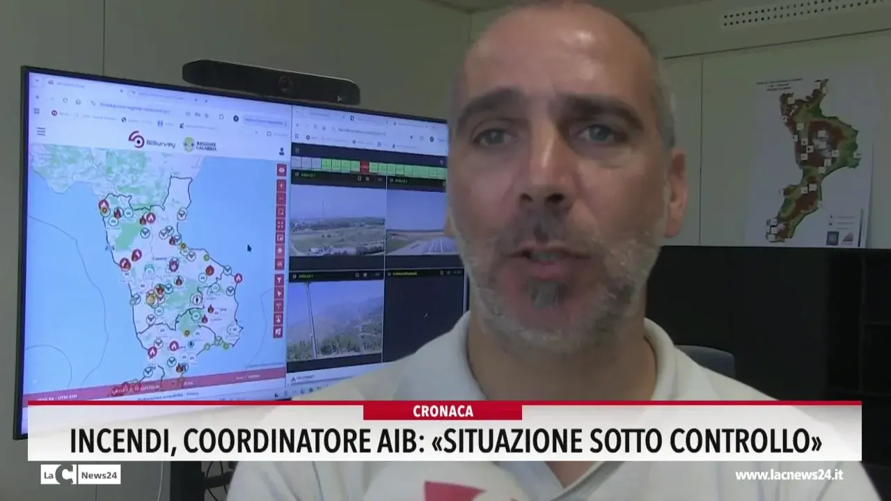 Incendi, il coordinatore Aib: situazione sotto controllo