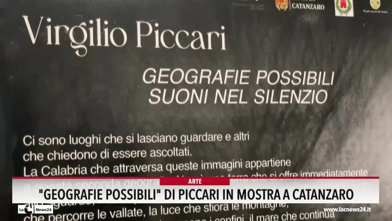 Geografie possibili di Piccari in mostra a Catanzaro