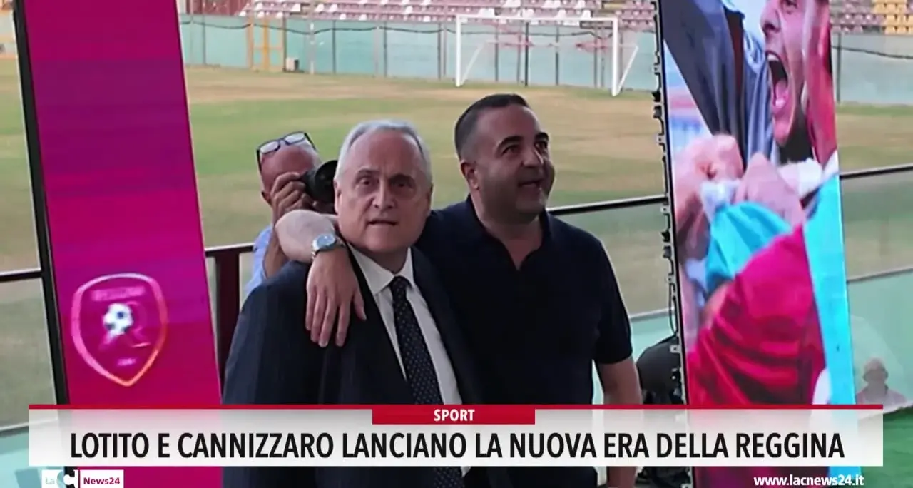 Lotito e Cannizzaro lanciano la nuova era della Reggina