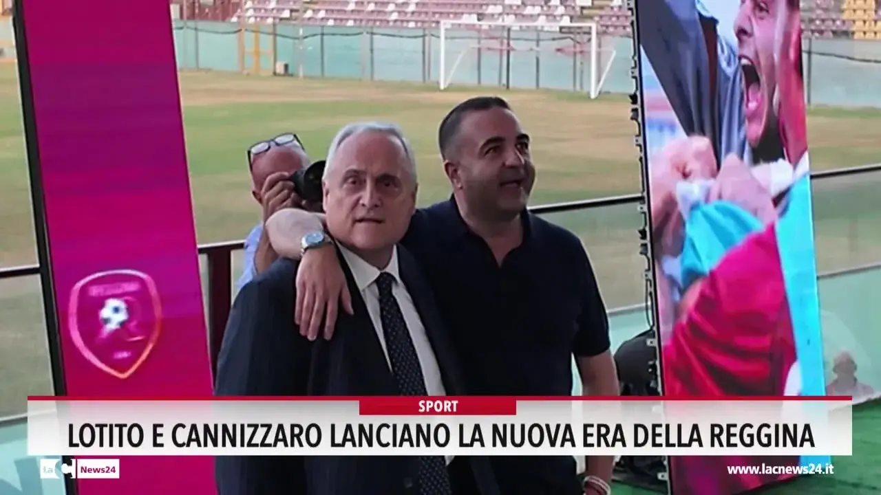 Lotito e Cannizzaro lanciano la nuova era della Reggina