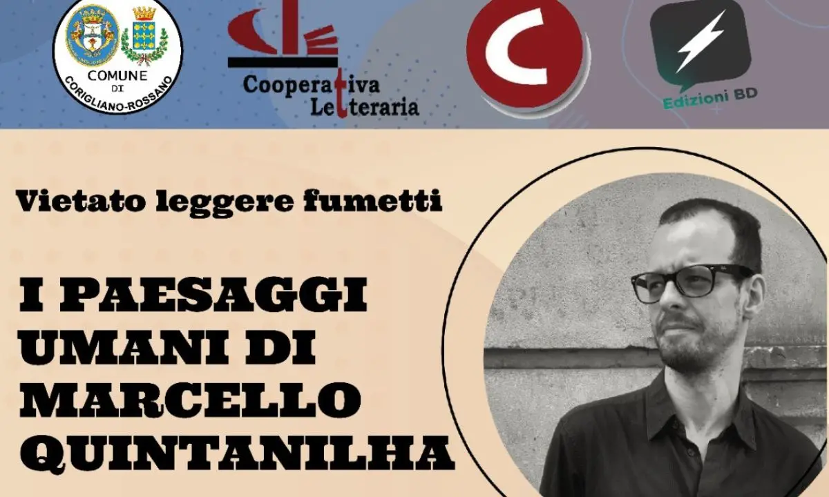 Corigliano-Rossano ospita Marcello Quintanilha, maestro internazionale del fumetto contemporaneo e della narrazione sociale\n