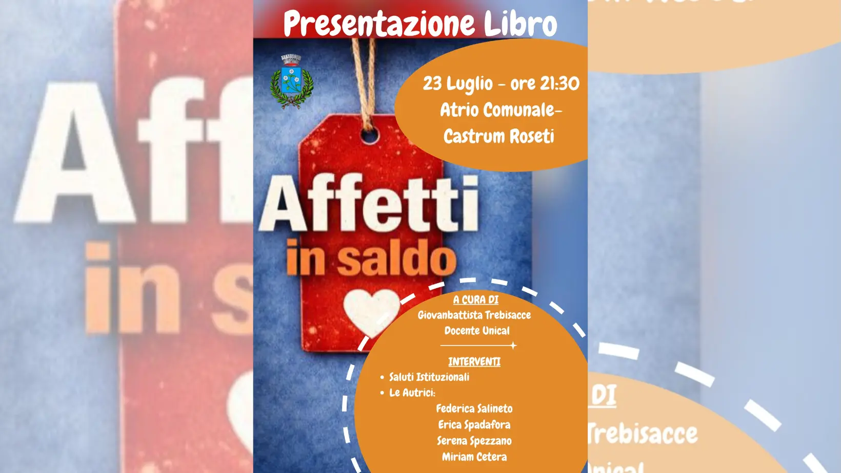 A Roseto Capo Spulico la presentazione del libro Affetti in saldo: una riflessione sul valore educativo delle relazioni\n