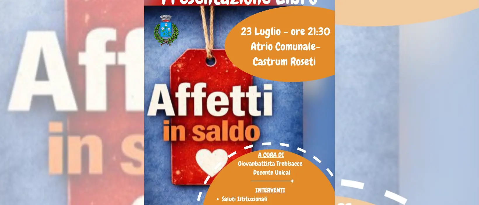 A Roseto Capo Spulico la presentazione del libro Affetti in saldo: una riflessione sul valore educativo delle relazioni\n