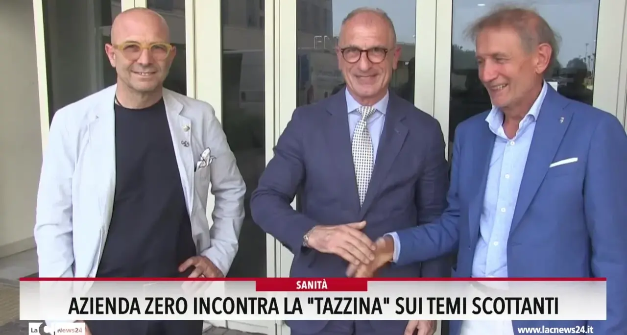 Sanità, Azienda zero incontra la Tazzina sui temi scottanti