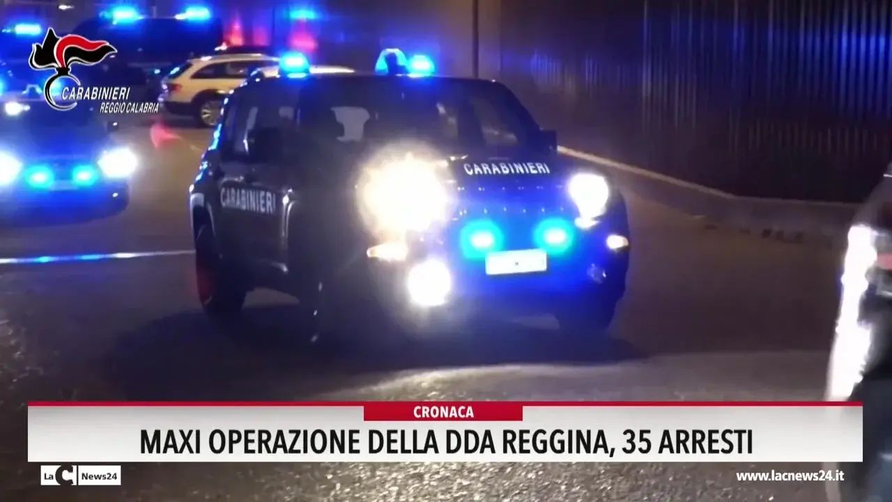 Maxi operazione della Dda reggina: 35 arresti
