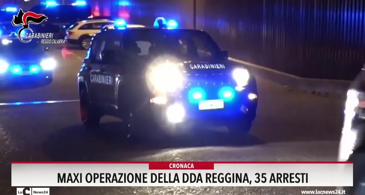 Maxi operazione della Dda reggina: 35 arresti