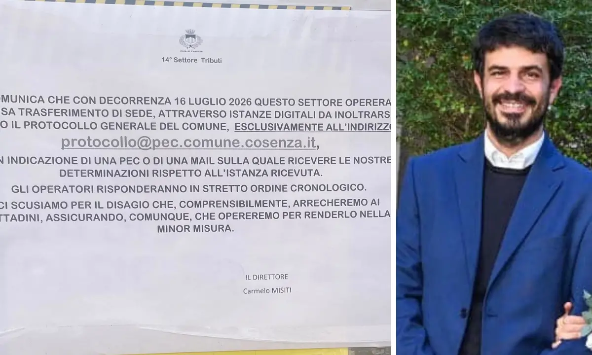 Cosenza, uffici Tributi chiusi. D’Ippolito: «Zero comunicazioni, cittadini davanti a portoni chiusi»\n