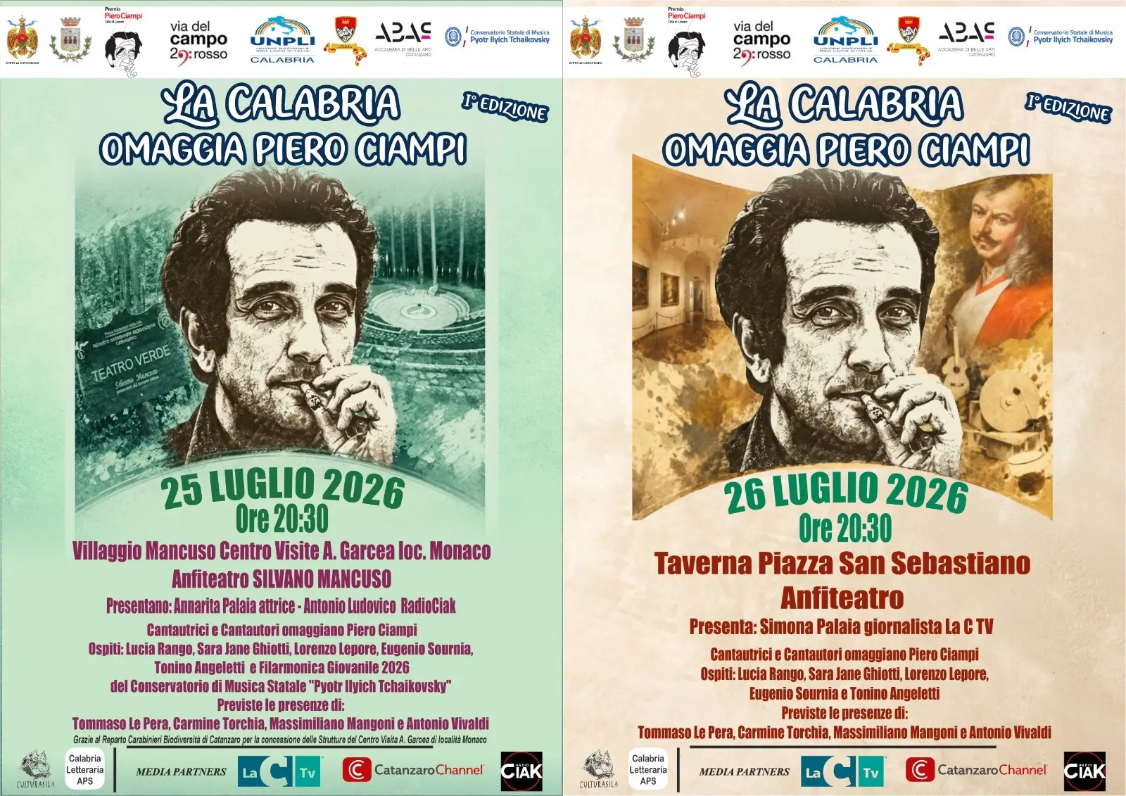 “La Calabria omaggia Piero Ciampi”: conto alla rovescia per l’evento celebrativo