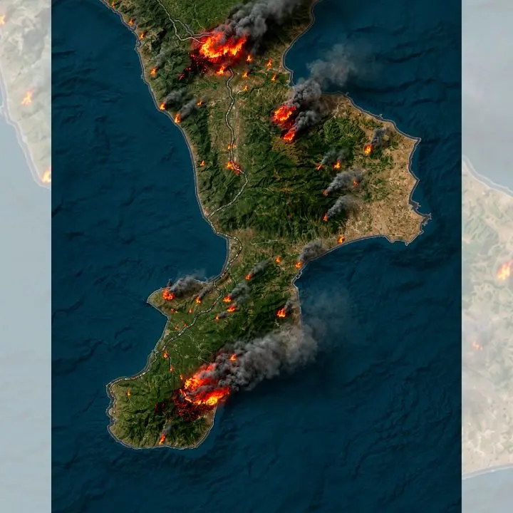Calabria sotto attacco: gli incendi sono una strategia criminale? Le domande che ora lo Stato deve porsi\n