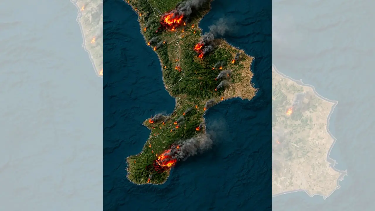 Calabria sotto attacco: gli incendi sono una strategia criminale? Le domande che ora lo Stato deve porsi\n