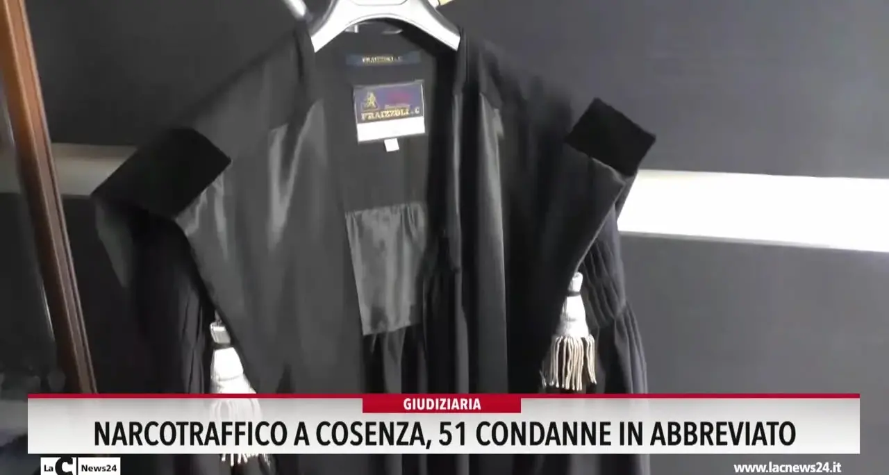 Narcotraffico a Cosenza, 51 condanne in abbreviato