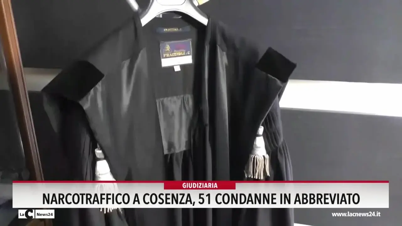 Narcotraffico a Cosenza, 51 condanne in abbreviato