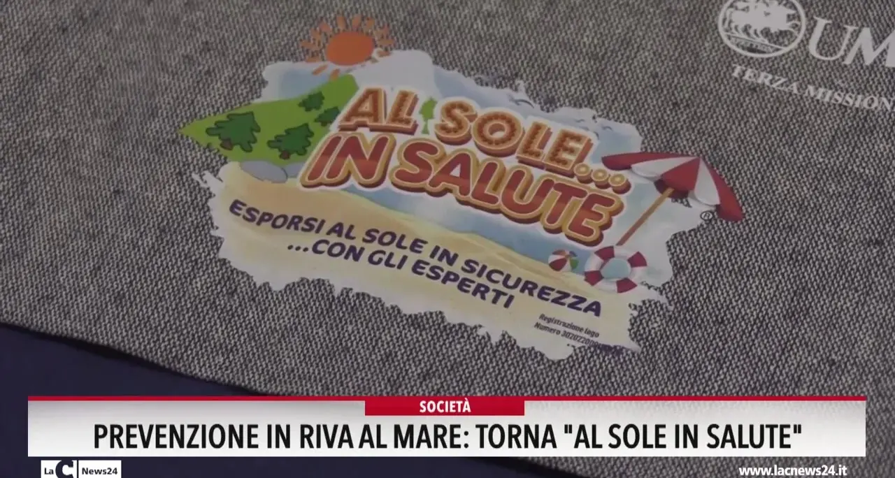 Prevenzione in riva al mare: torna \"Al sole in salute\"