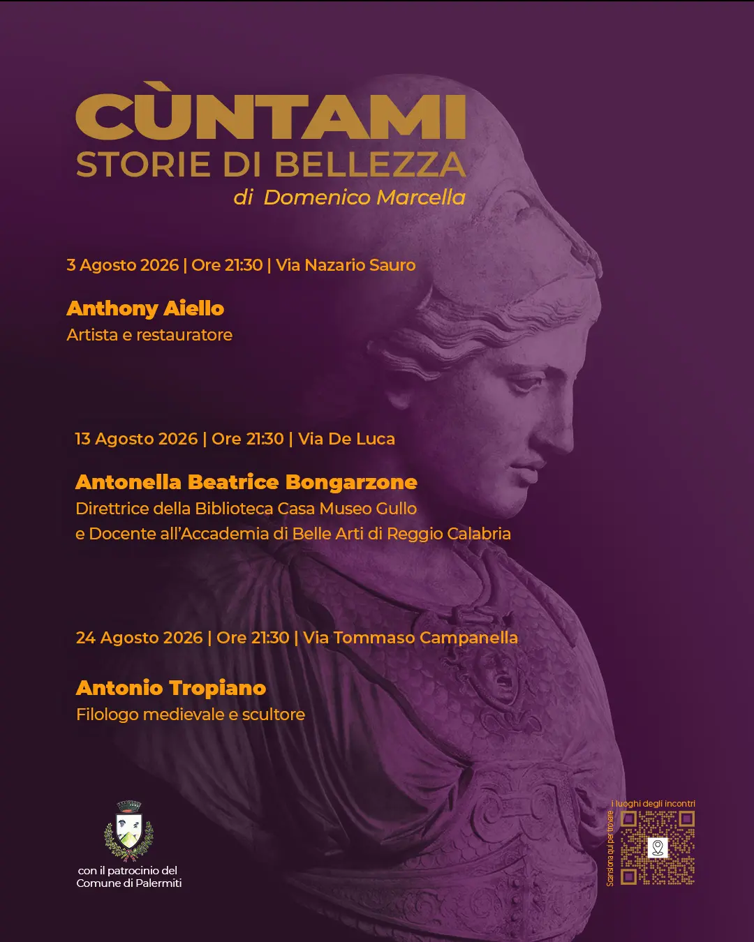 A Palermiti nasce “Cùntami,\u00A0storie di bellezza”, tre incontri tra arte, cultura e parola\n