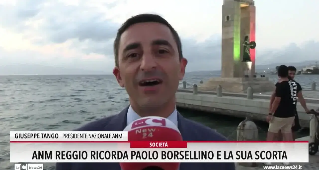 Anm, Reggio ricorda Paolo Borsellino e la sua scorta