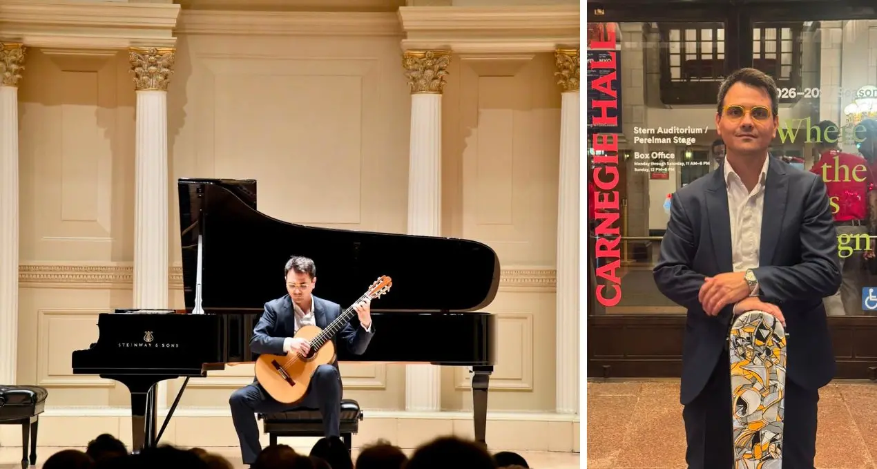 Da Briatico alla Carnegie Hall, il chitarrista Enrico Damiano Vallone conquista New York\n