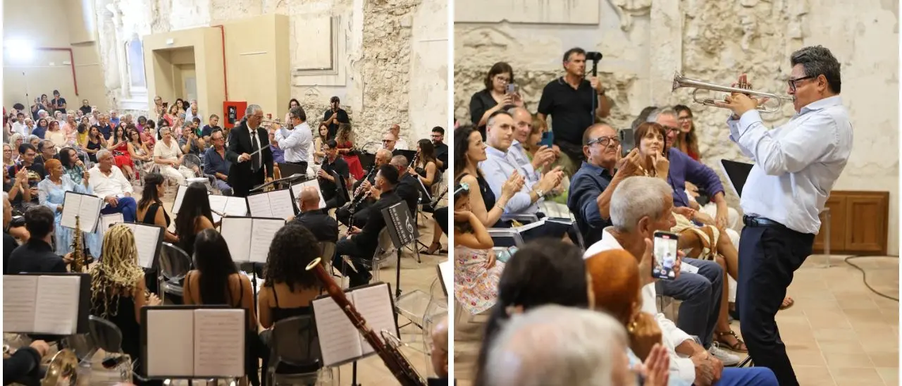 Tropea, applausi per il maestro Giuffredi: l’Orchestra di Fiati conquista l’Auditorium Santa Chiara\n