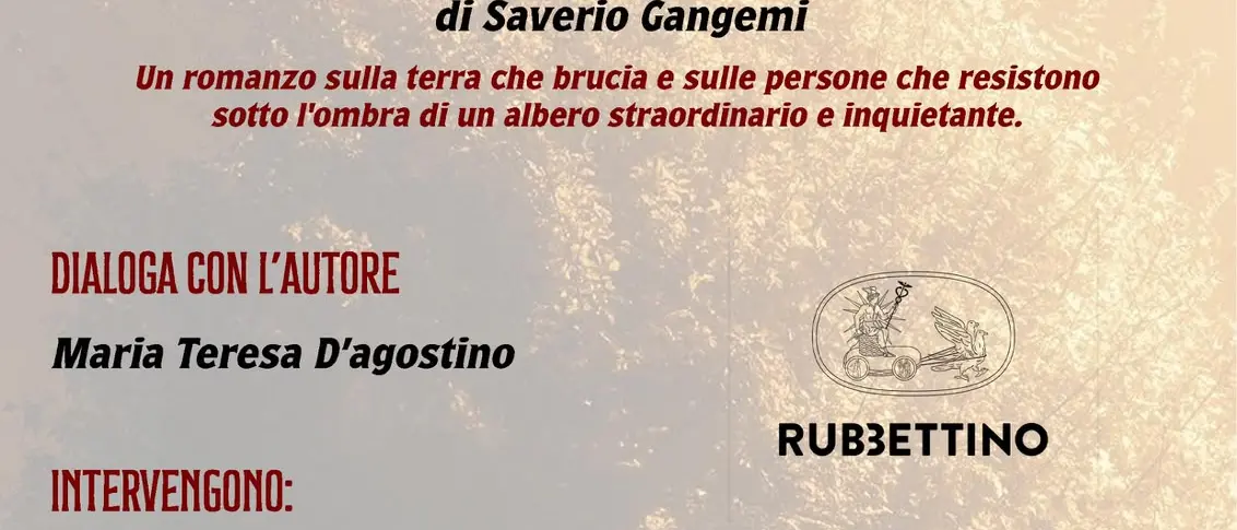 Locri, la presentazione di Calùra di Saverio Gangemi, il romanzo\u00A0che racconta la terra che brucia e la forza della resistenza\n
