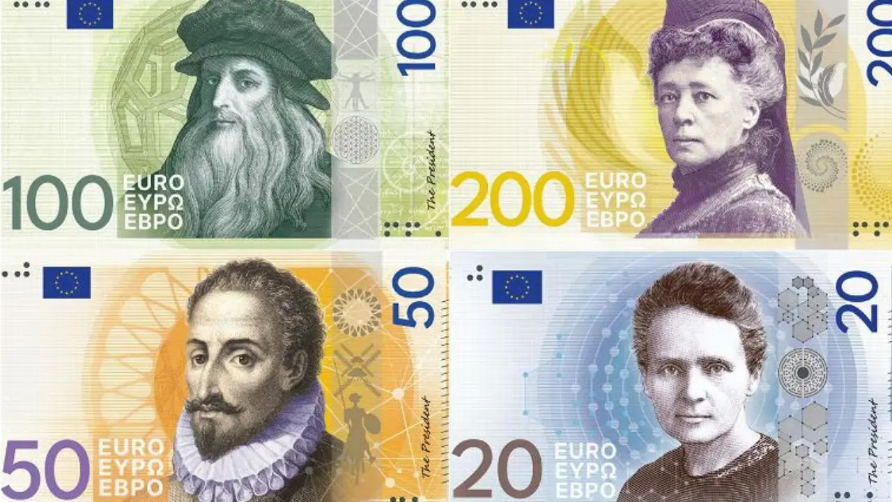Il nuovo volto dell’Euro: la Bce presenta i dieci progetti finalisti per il restyling delle banconote\n