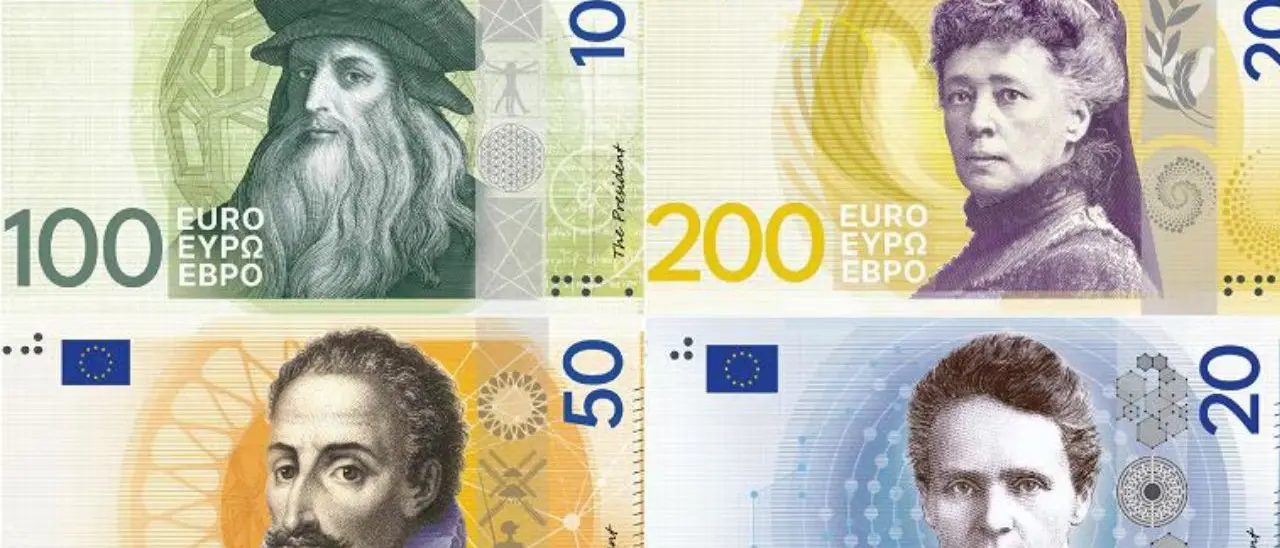 Il nuovo volto dell’Euro: la Bce presenta i dieci progetti finalisti per il restyling delle banconote\n